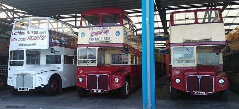 Double Decker Open Top Maroon Coloured Bus For Sale (Very Low Milage)