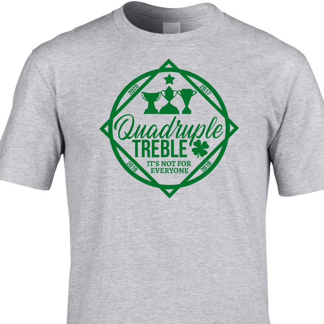 celtic quadruple treble t shirt