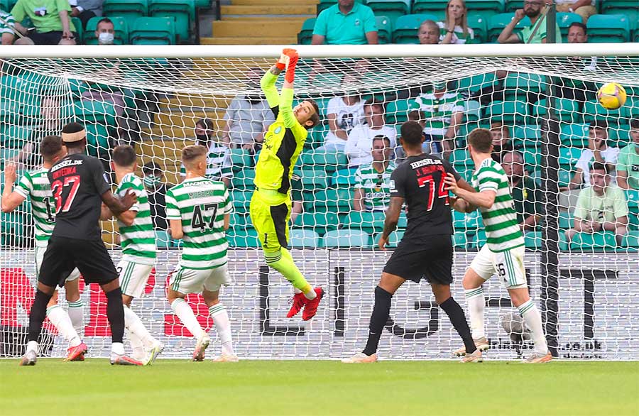 Weetabix Wrists Barkas Hilariously Warns Goalkeepers Off Celtic