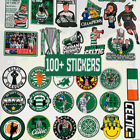 Glasgow Celtic FC Shop Stickers