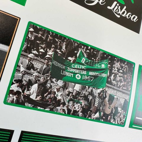 Glasgow Celtic Shop Stickers Lisbon Lions